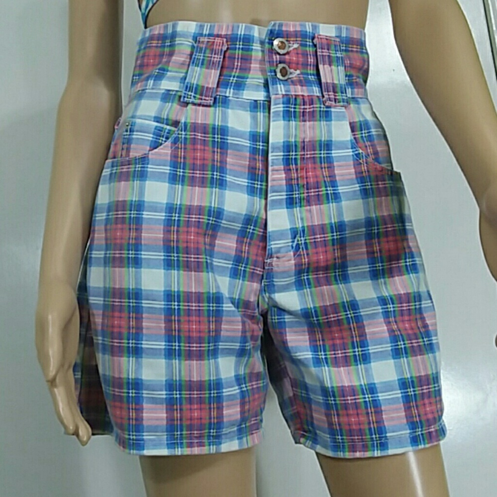 Cute Steel Vintage High waist Mom Jeans Shorts